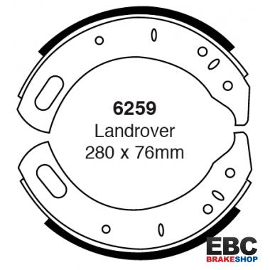 EBC Brake Shoes 6259