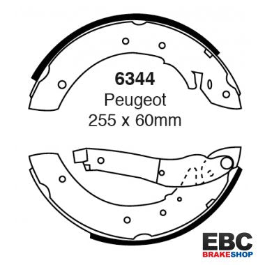 EBC Brake Shoes 6344