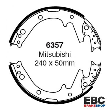 EBC Brake Shoes 6357