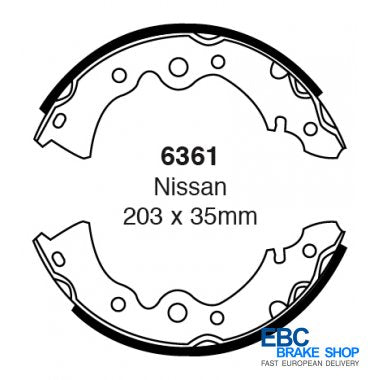 EBC Brake Shoes 6361