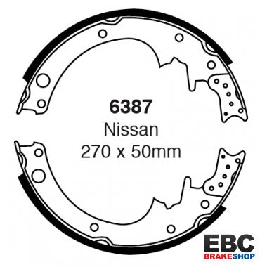 EBC Brake Shoes 6387