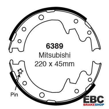 EBC Brake Shoes 6389