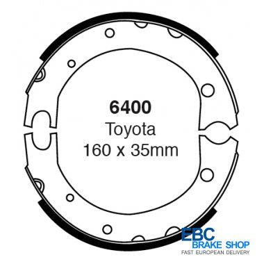 EBC Brake Shoes 6400