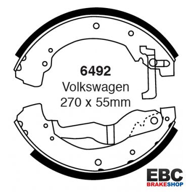 EBC Brake Shoes 6492