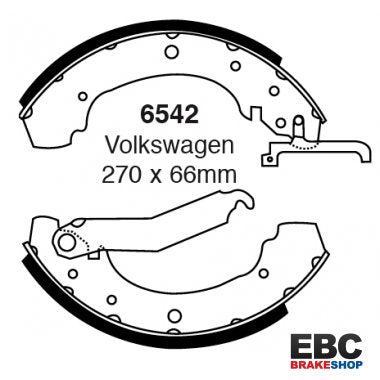 EBC Brake Shoes 6542