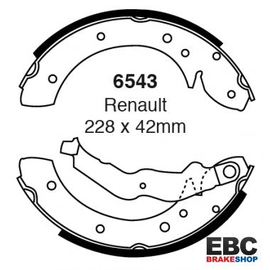 EBC Brake Shoes 6543