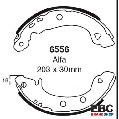 EBC Brake Shoes 6556