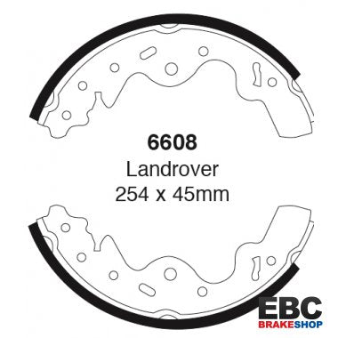 EBC Brake Shoes 6608