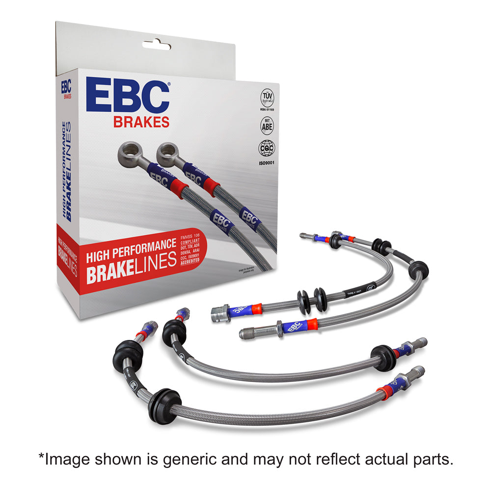 EBC Stainless Braided Brake Lines BLA1689-4L