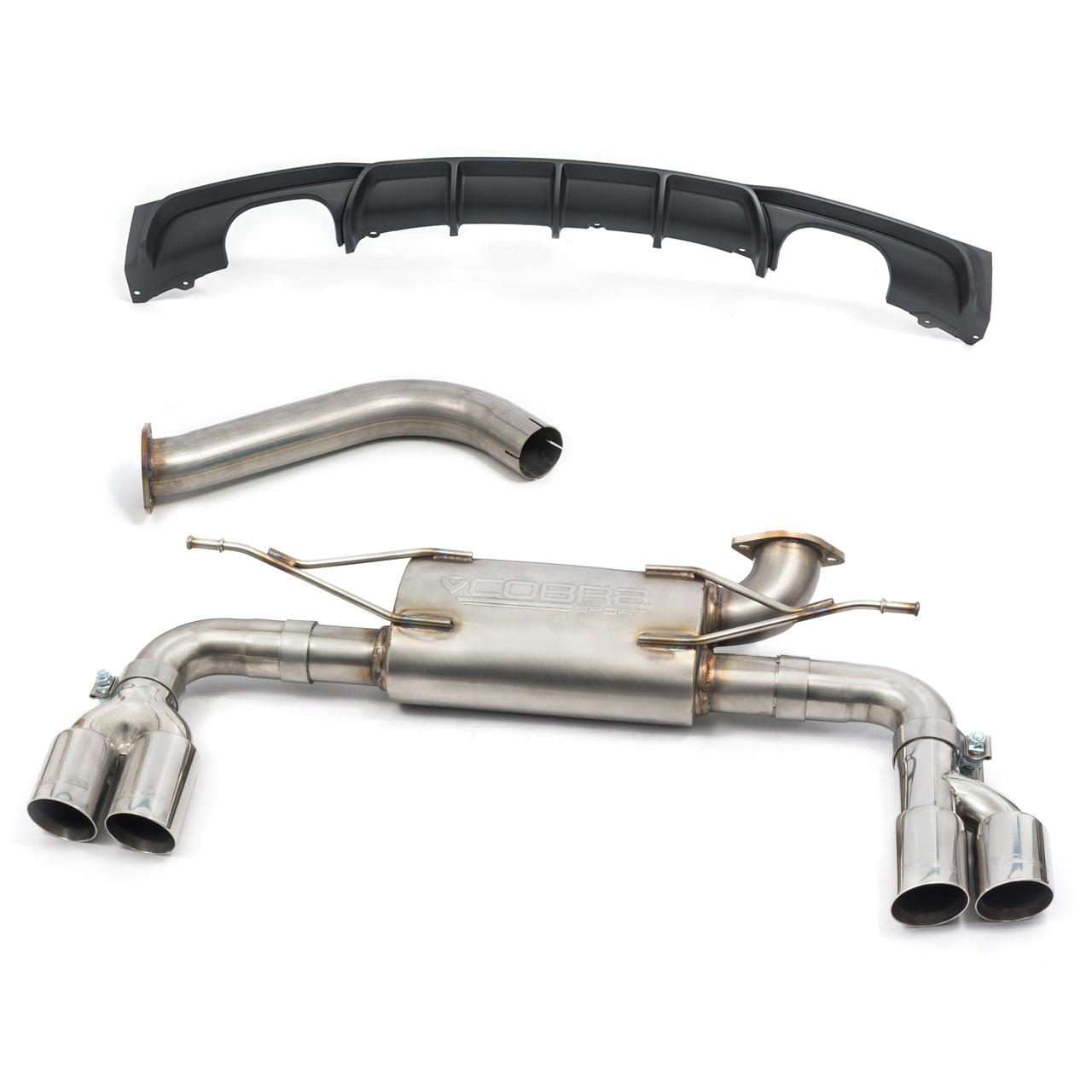 BMW 325D (F30 LCI/F31 LCI) (2015-19) Quad Exit M3 Style Performance Exhaust Conversion