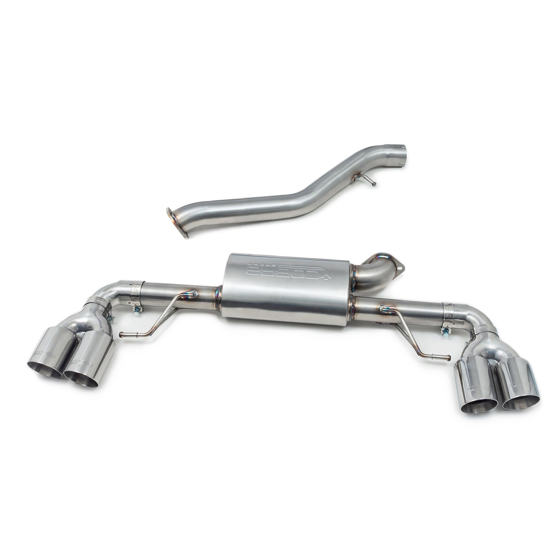 BMW 330i Touring (G21) (19>) Non-Valved Quad Exit M3 Style Performance Exhaust