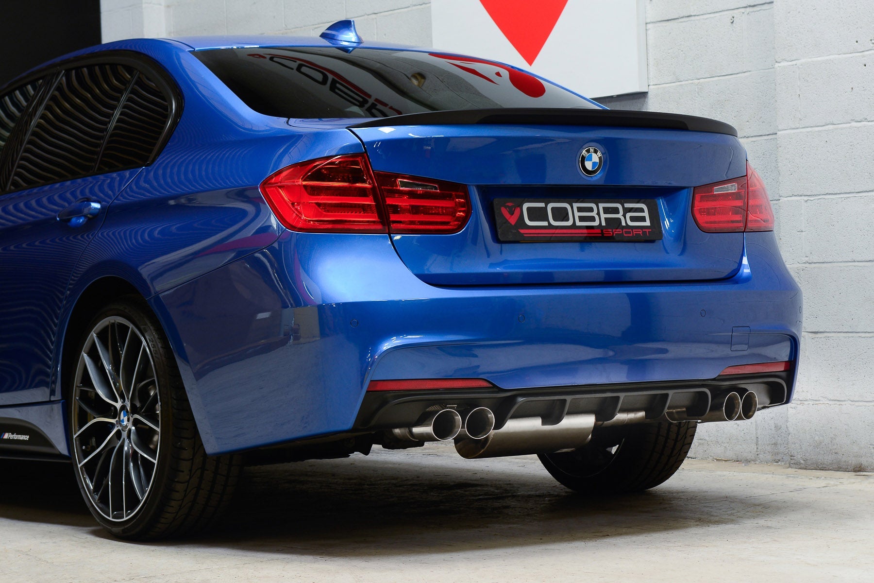 BMW 325D (F30 LCI/F31 LCI) (2015-19) Quad Exit M3 Style Performance Exhaust Conversion