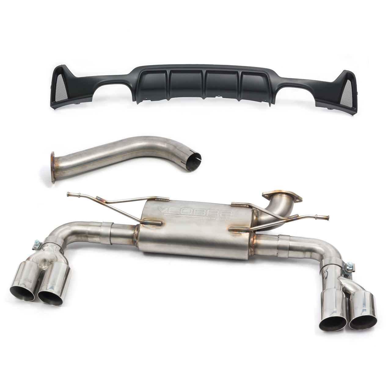 BMW 420i (F32/F33/F36) (13-20) Quad Exit M4 Style Performance Exhaust Conversion