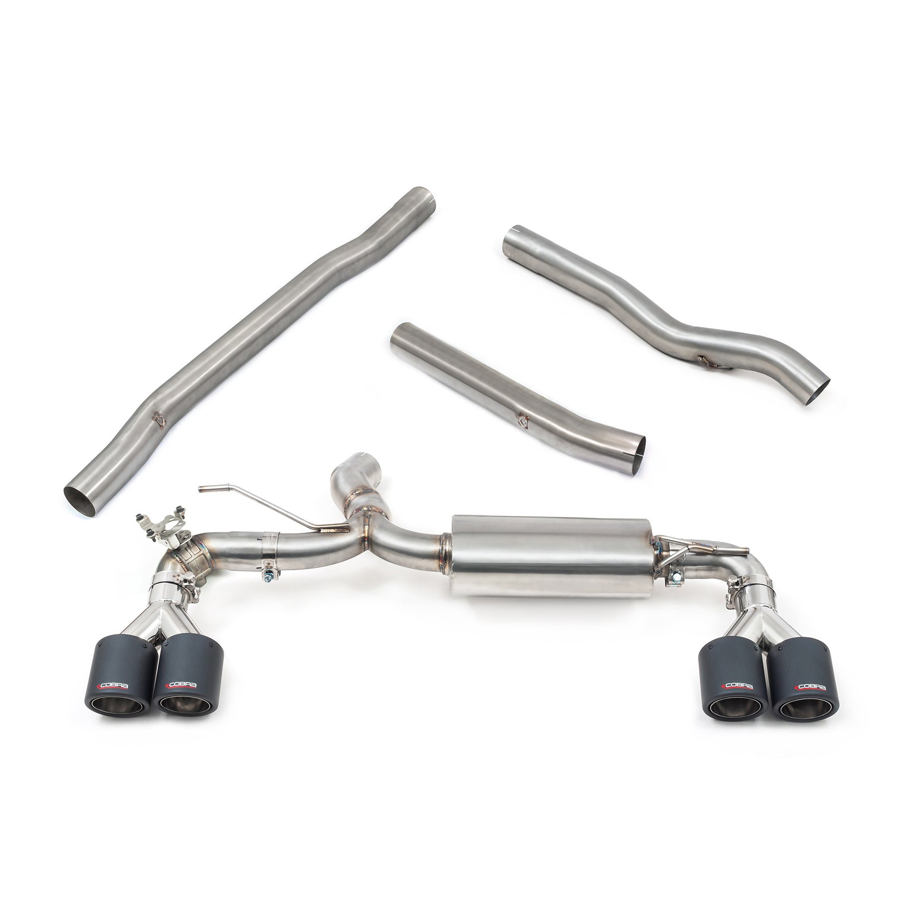 BMW M135i (F40) Quad Exit M3 Style Cat Back Performance Exhaust