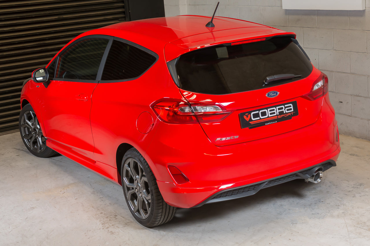 Ford Fiesta (Mk8) 1L EcoBoost Hybrid mHEV ST-Line Venom Rear Box Delete Performance Exhaust