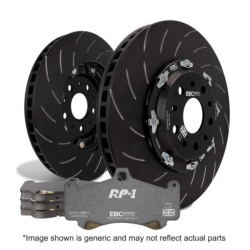 EBC Full Race RP1 Pad & 2pc Disc Kit FULL VEHICLE P2DK046RP1