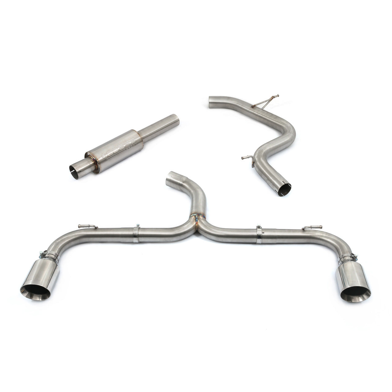 VW Golf GTI (Mk8) 2.0 TSI (20>) Box Delete Race GPF Back Performance Exhaust