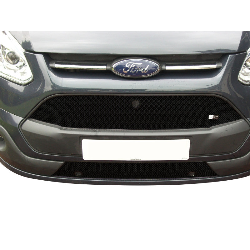 Zunsport Ford Transit Custom 2013 - Front Grille Set (No Parking Sensors Black