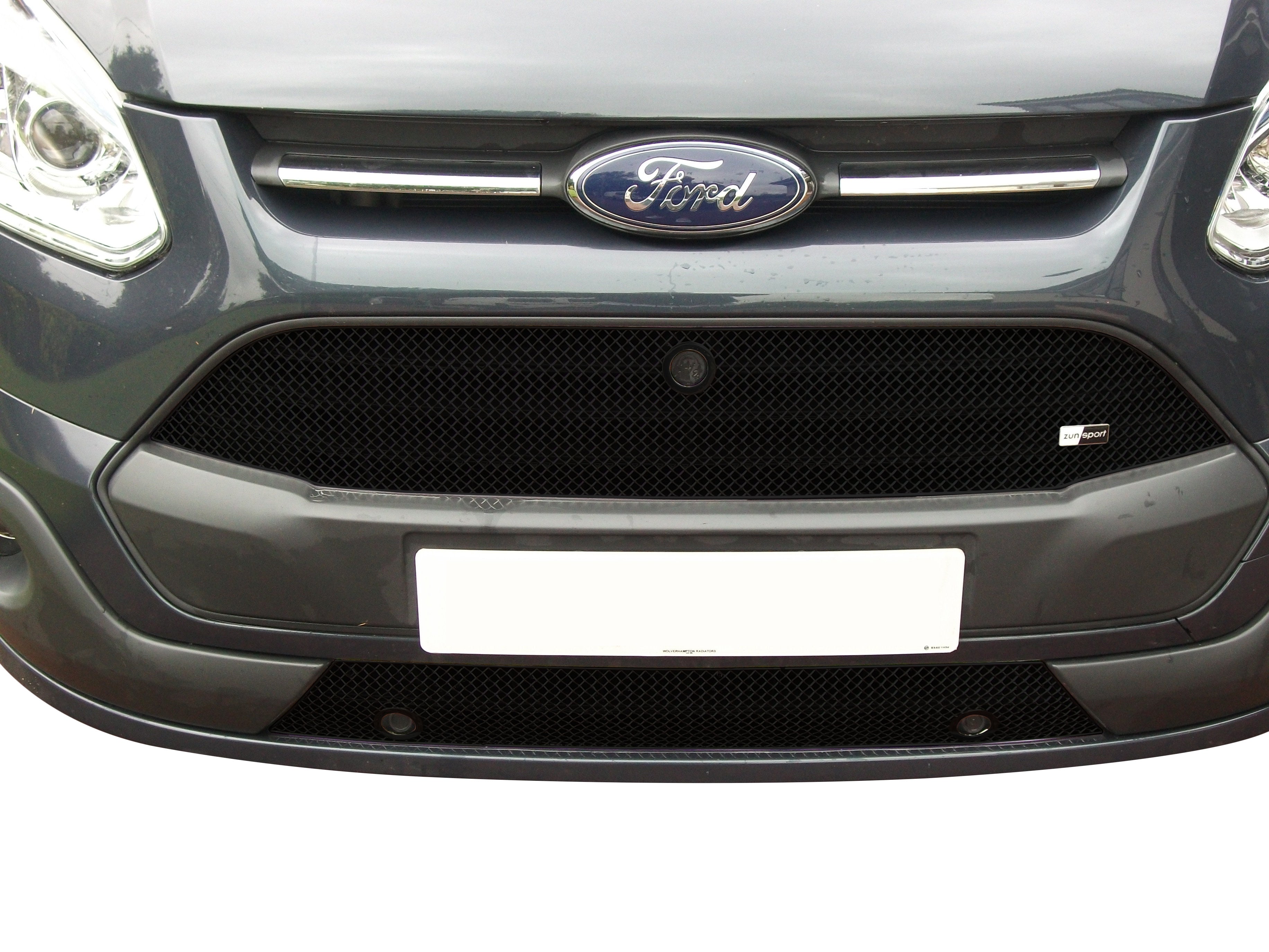 Zunsport Ford Transit Custom 2013 - Front Grille Set Black