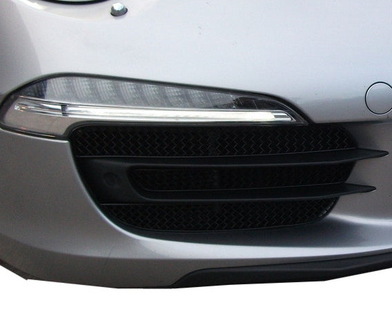 Zunsport Porsche Carrera 991 4S With Parking Sensors in Moulding 2012-2015 Outer Grille Set (6) Black