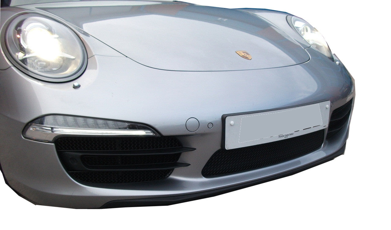 Zunsport Porsche Carrera 991 4S With Parking Sensors in Moulding 2012-2015 Full Front Grille Set (7)