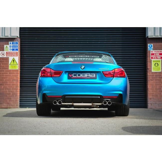 BMW 425D (F32/F33/F36) Quad Exit M4 Style Performance Exhaust Conversion