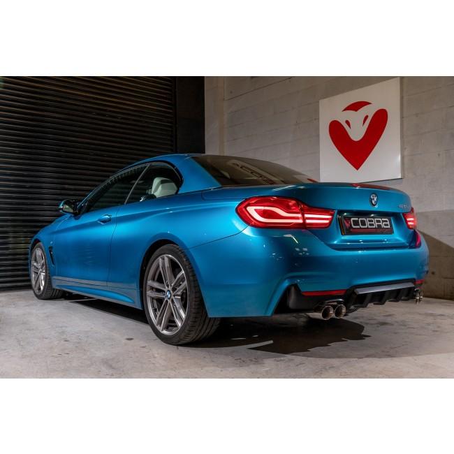 BMW 420i (F32/F33/F36) (13-20) Quad Exit M4 Style Performance Exhaust Conversion