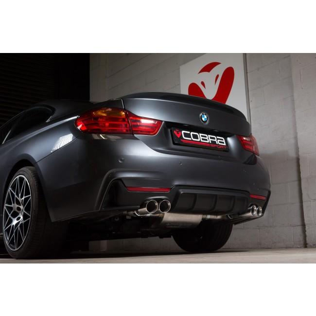 BMW 435D (F32/F33/F36) Quad Exit M4 Style Performance Exhaust Conversion