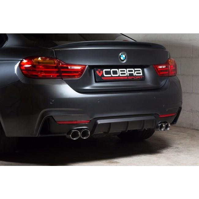 BMW 430D (F32/F33/F36) (13-20) Quad Exit M4 Style Performance Exhaust