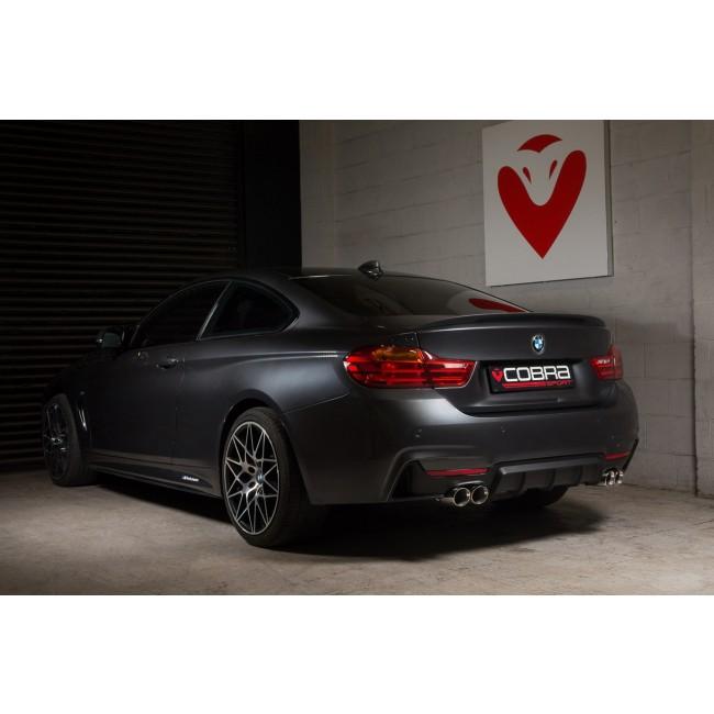 BMW 435D (F32/F33/F36) Quad Exit M4 Style Performance Exhaust Conversion