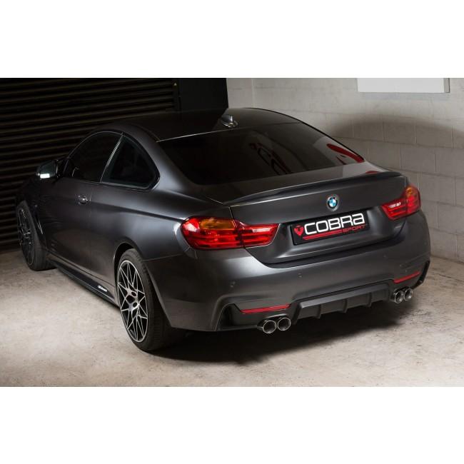 BMW 435D (F32/F33/F36) Quad Exit M4 Style Performance Exhaust Conversion