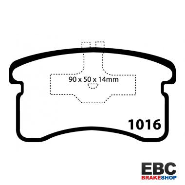 EBC Ultimax Brake Pads DP1016