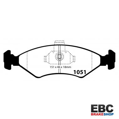 EBC Ultimax Brake Pads DP1051