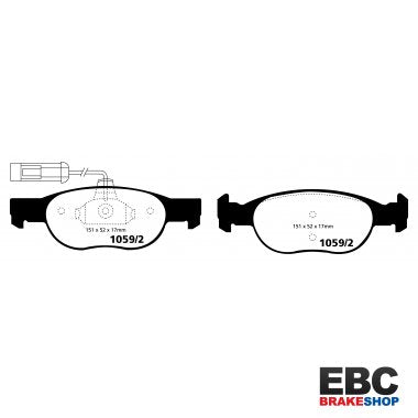 EBC Ultimax Brake Pads DP1059/2