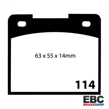 EBC Ultimax Brake Pads DP114