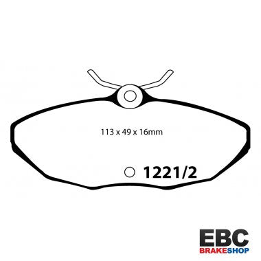 EBC Ultimax Brake Pads DP1221/2