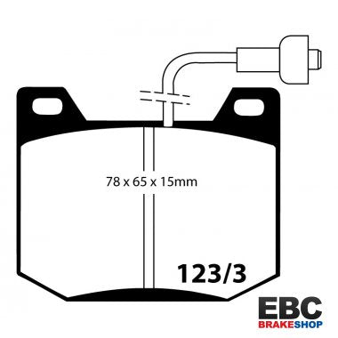 EBC Ultimax Brake Pads DP123/3