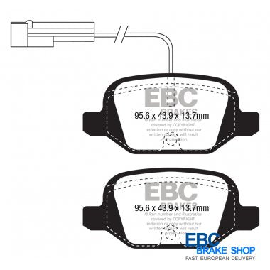 EBC Ultimax Brake Pads DP1338/2