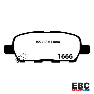 EBC Ultimax Brake Pads DP1666