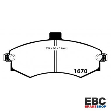 EBC Ultimax Brake Pads DP1670