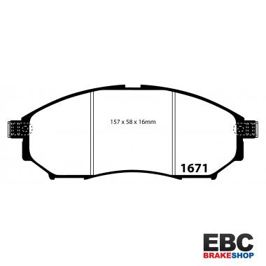 EBC Ultimax Brake Pads DP1671