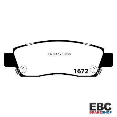 EBC Ultimax Brake Pads DP1672