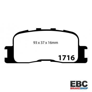 EBC Ultimax Brake Pads DP1716