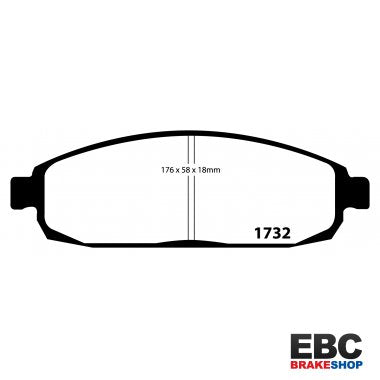 EBC Ultimax Brake Pads DP1732