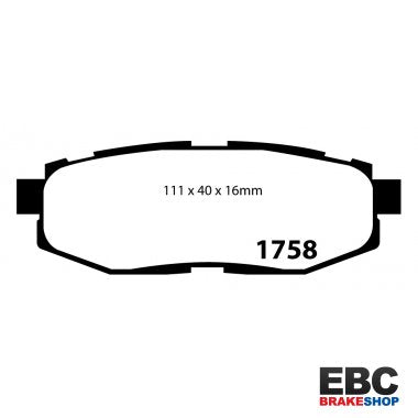 EBC Ultimax Brake Pads DP1758