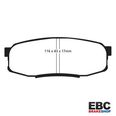 EBC Ultimax Brake Pads DP1816