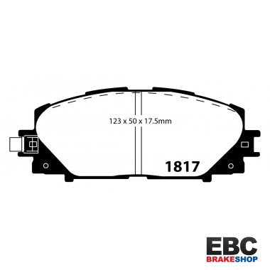 EBC Ultimax Brake Pads DP1817