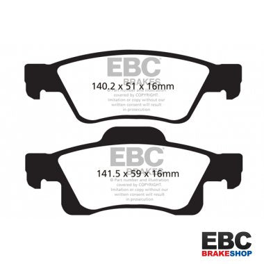 EBC Ultimax Brake Pads DP1872