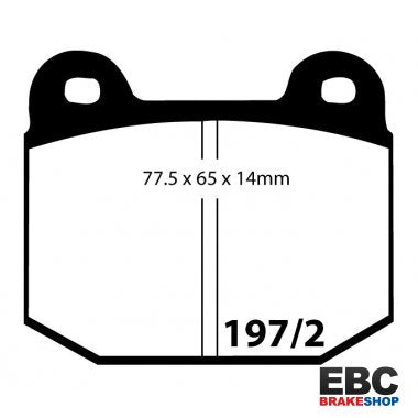 EBC Ultimax Brake Pads DP197/2