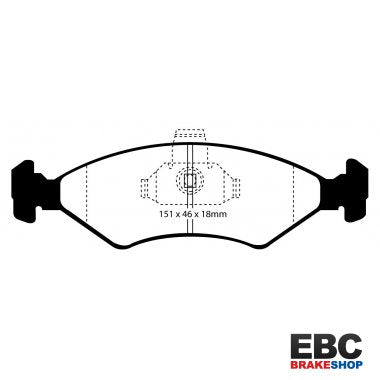 EBC Greenstuff Brake Pads DP21051